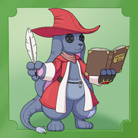 Plush wizard