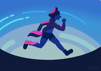 A study from a ending sence scene from Brand new animal