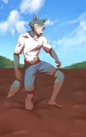 Legosi stuck in the muddy bog [Commission]