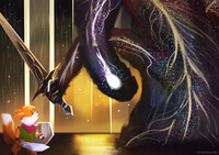 Tunic fox vs Elden Beast
