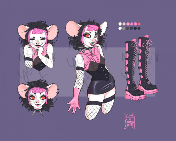Punk rat adoptable - CLOSED by luckysassi -- Fur Affinity [dot] net Punk rat adoptable - CLOSED by luckysassi