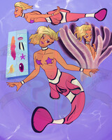 NB Clownfish Mermay Adoptable (etsy link below)