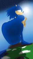 giant sonic walking