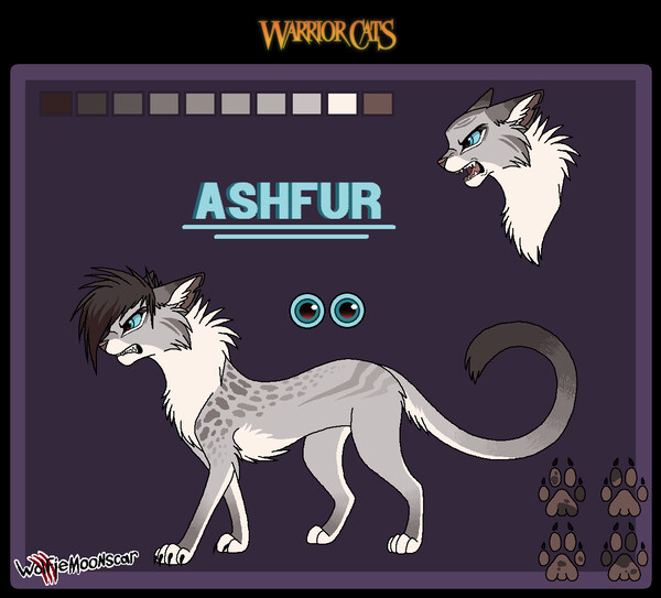Just another warrior cat design blog — Ashfur