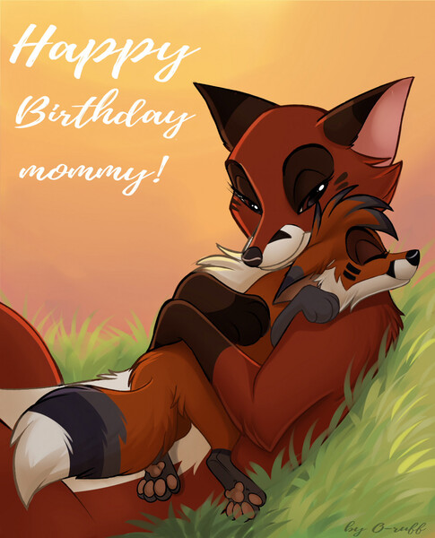 Happy Birthday Mom Card – Fox Card Co