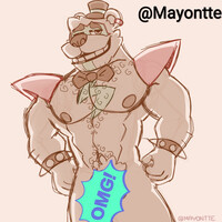 SFW Freddy Fazbear by Mayontte (Censored)