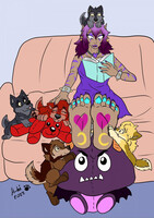 Junnyper and the Lycan Puppies