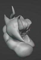 [3D Model (R)] Wallace head bust (View 4)