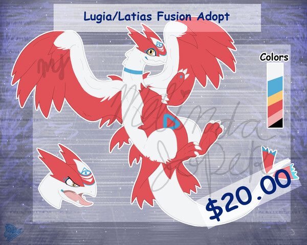 $20.00 Lugia/Zekrom Fusion Adopt (Sold) by min19 -- Fur Affinity [dot] net