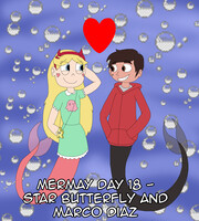 Mermay Day 18 - Star Butterfly and Marco Diaz