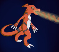 Character Practice - Guilmon