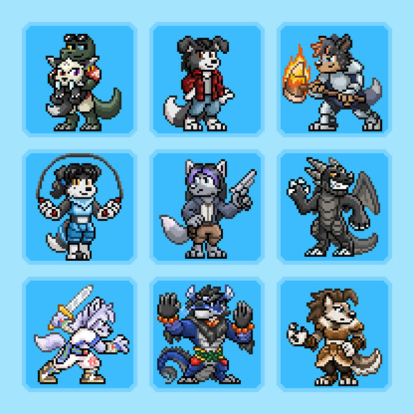 Retro Sprites Pack 21 by GabZero -- Fur Affinity [dot] net