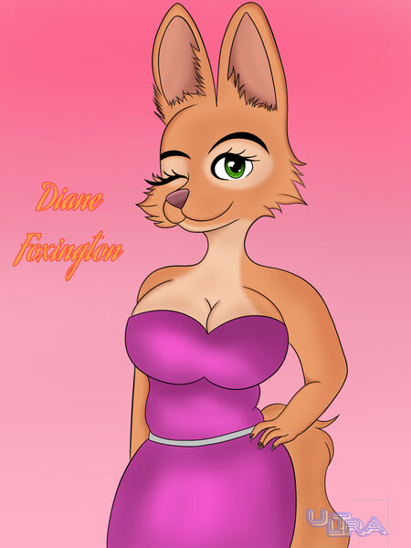 Diane Foxington By Neon Arts Fur Affinity [dot] Net