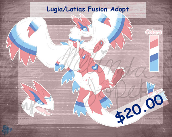 $20.00 Lugia/Zekrom Fusion Adopt (Sold) by min19 -- Fur Affinity [dot] net