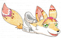 A white shoe sneaker-fox!