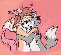 Valentine Snuggles - By @Tolnga_