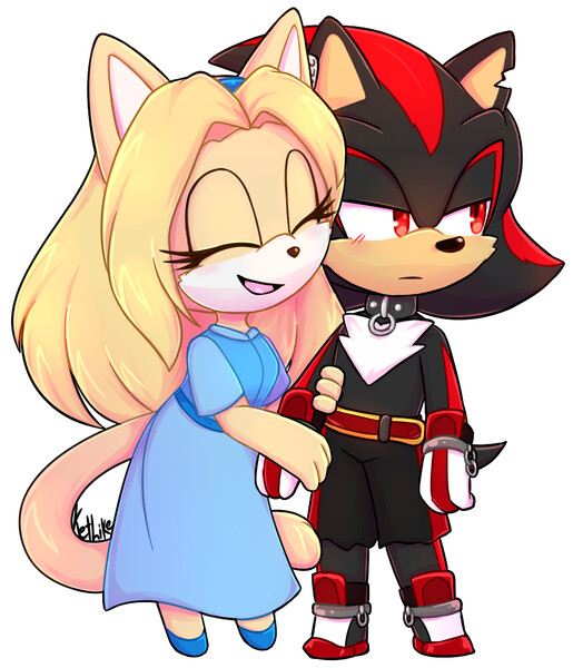 Shadow's kiss by tierafoxglove -- Fur Affinity [dot] net