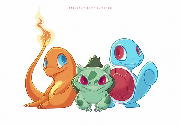 Pokemon Starters 5th GEN by HieloDogWolf -- Fur Affinity [dot] net