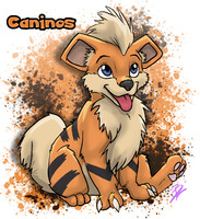 Pokemon#058 - Caninos/Growlithe