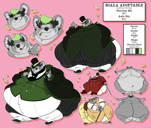 Koala Girl (Auction Pending, See Comments) by PandaChips -- Fur Affinity  [dot] net
