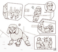 [Commission] Poodle Body Swap