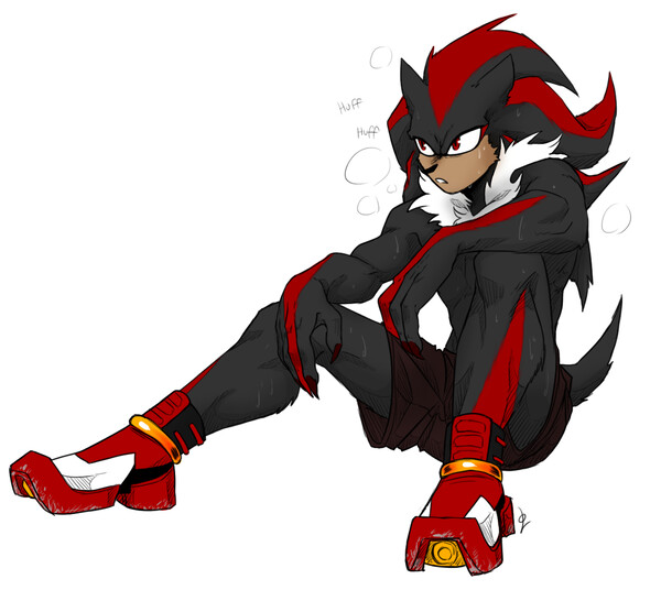 Shadow the hedgehog fanart by UndeadX -- Fur Affinity [dot] net