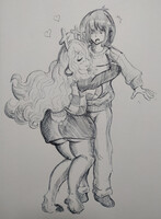 Deltarune - Noelle X Kris 14