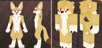 Custom Minecraft Skin Commission KaitoFalonX by CheChito -- Fur