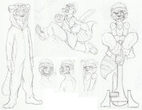 Bad Guys OC sketches