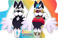 Pokemon Lugia + Klonoa fusion adoptable open reminder by MankaManke -- Fur  Affinity [dot] net