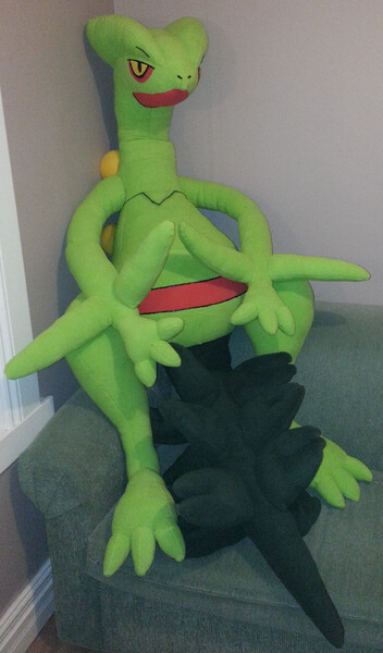 Sceptile plush 2024