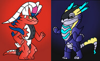 Zekrom's FNF Poses Comparison by TheDragonWorldAV -- Fur Affinity