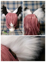 Large Arctic Fox Cosplay Ears