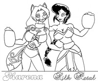 Mareena and Silk line