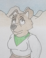 Doguette on the Salt Flats