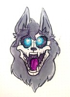 SCP 1471 MalO Commission sketch for StellarVulpine