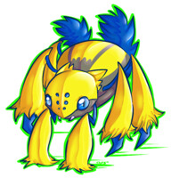 Fluffy Electric Spiderkins