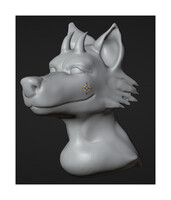 [3D Model] Octa-yote head bust View 1