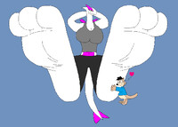 John Hugs Kaitlyn's Big Stompers