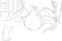 Daily dragon belly day 3 (commision)