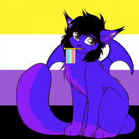 Non-Binary/Fluidflux Dragon Icon