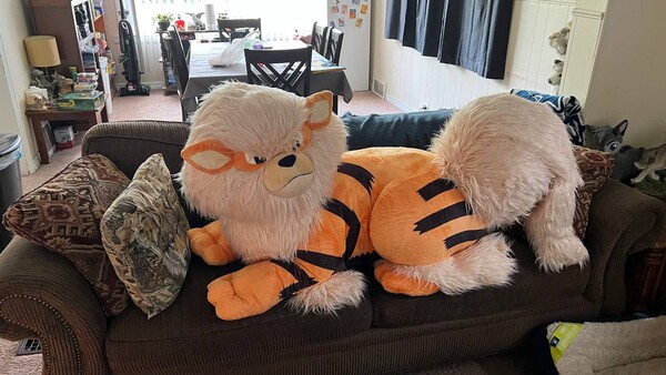 life size arcanine plush