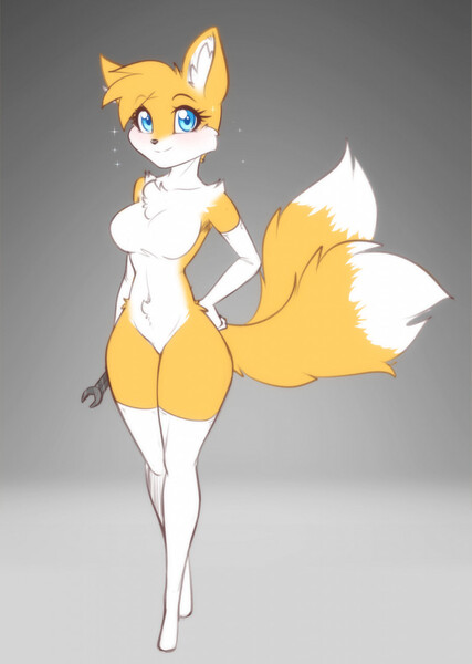 Tails doll fanart by Gwuroo_ -- Fur Affinity [dot] net