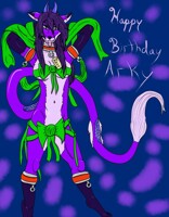 Nami wishes Arky a Happy Birthday