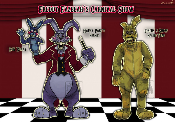 FNaF Bonnie The Bunny NOK - Illustrations ART street