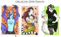 Oklacon Pinups - Set 1 