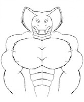 Sketch of my king cobra fursona