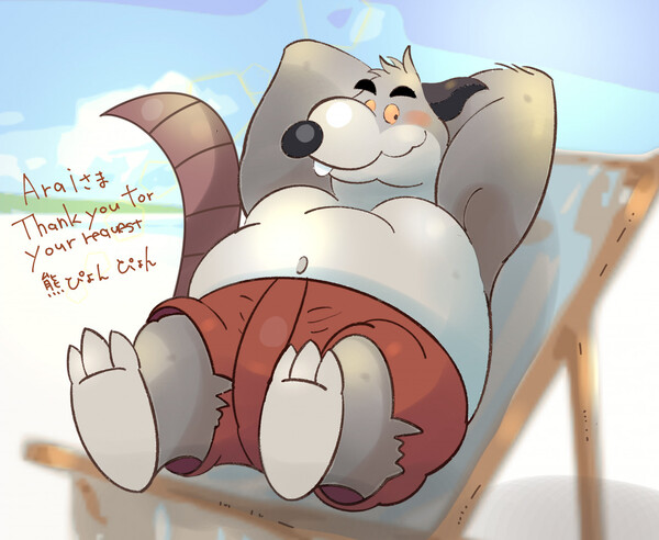 relaxing on the beach by oxiel -- Fur Affinity [dot] net