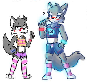 Tomboy Outback Vs. Femboy Hooters by Wolfweb93 -- Fur Affinity