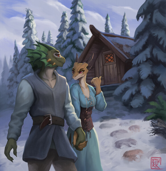 Sauna in the wilds by Ethrk -- Fur Affinity [dot] net